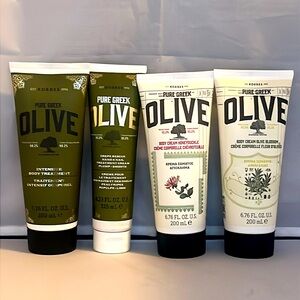 Korres Pure Greek Olive Set of 2 Body Creams, Body & Hand & Nail Treatment